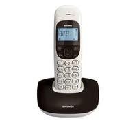 Brondi Nice, colore nero - Telefono cordless con display illuminato, Vivavoce, Identificativo del chiamante, Rubrica