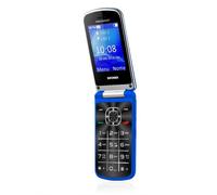 Brondi President Blu/Viola - Clamshell Dual SIM, Display 3", Flip Attivo, Fotoca