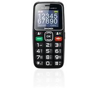 BRONDI - Senior Phone Display 1.8 pollici con Tasti Grandi + Tasto SOS Bluetooth Colore Nero