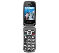 BRONDI telefono cellulare Amico Leale per anziani Dual sim | Nero