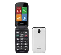 Brondi Cellulare Strike 4G Dual SIM VoLTE Display 2,8" Grigio Chiaro