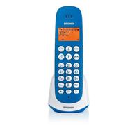 Brondi Adara Telefono Cordless, Azzurro/Bianco