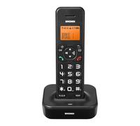 Brondi Telefono Cordless Bravo Star Nero con Display LCD e Vivavoce