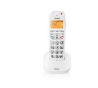 Brondi telefono cordless DECT Bravo Bright Bianco con vivavoce e retroilluminazi