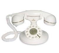 Brondi Vintage 10 Bianco Telefono Corded Design Retro'