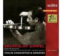 Bronislaw Gimpel Bronislav Gimpel: Violin Concertos & Sonatas (CD) Album