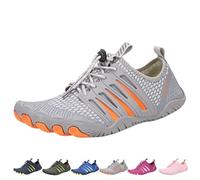 Bronoir Skin PRO with Copper - Grounding Barefoot Shoes, Hike Barefoot Footwear Shoes for Women Men, Non-Slip(Grey,40 EU)