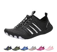 Bronoir Skin PRO with Copper - Grounding Barefoot Shoes, Hike Barefoot Footwear Shoes for Women Men, Non-Slip(Black,42 EU)