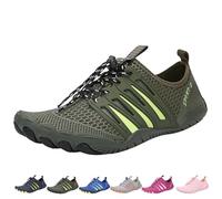 Bronoir Skin PRO with Copper - Grounding Barefoot Shoes, Hike Barefoot Footwear Shoes for Women Men, Non-Slip(Green,36 EU)