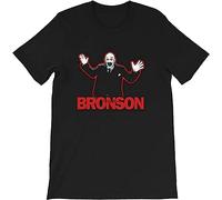 Bronson Photo Tom Hardy Movie Fight Boxing Funny Drama Horror London Gifts Funny Mens Men Women Girls Unisex Tshirt XL