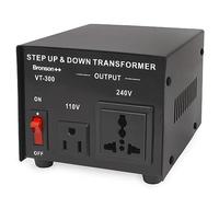 Bronson++ VT 300 - Convertitore 110 Volt - Trasformatore di voltaggio USA - Riduttore/Adattatore di tensione 300 Watt - Bronson 110V 300W