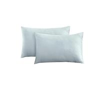 Bronwen Mathews® Federe in microfibra spazzolata per casalinga, confezione da 2 federe standard 50x75 cm, morbide e traspiranti antirughe e resistenti allo sbiadimento (federe standard, blu spa)