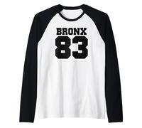 Bronx 98 New York 1983 NYC 40° Compleanno Idea Maglia con Maniche Raglan