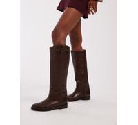 Bronx - Fe-lise - Stivali da equitazione color chicco di caffè con fibbia-Marrone 40