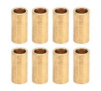 Bronze Bushings 8 Pcs | High Load Capacity & Abrasion - Tolerant Brass Sleeve Bearings | Oilless Bushing for Electrical Equipment/Machinery/Automotive | 8mm x 11mm x 22mm