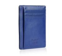 Bronzi Portafoglio Portafoglio Uomo Donna Piccolo Sottile Slim Elegante Blocco