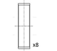 Bronzina biella BB2030-STD FAI AutoParts per FORD ESCORT VI Turnier FOCUS II