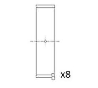 Bronzina biella BB2064-025 FAI AutoParts per AUDI VW SEAT SKODA ARO