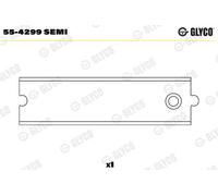 Bronzina cuscinetto, Biella per ARO NISSAN OPEL RENAULT VAUXHALL CARPAT CLIO ESP