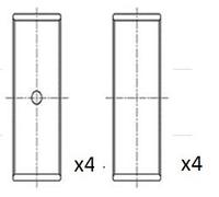 Bronzina di biella per AUDI FORD SEAT SKODA VW A3 A4 A5 A6 ALHAMBRA ALTEA ALTEA