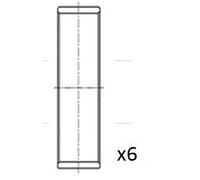 Bronzina di biella per FORD B-MAX C-MAX ECOSPORT FIESTA FOCUS GRAND C-MAX MONDEO