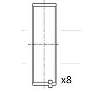 Bronzina di biella per MERCEDES-BENZ CLA CLASSE A CLASSE B CLASSE C CLASSE CLC C