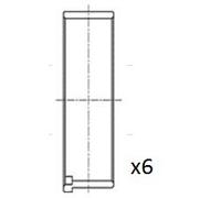 Bronzina di biella per OPEL SUZUKI VAUXHALL AGILA CORSA WAGON R