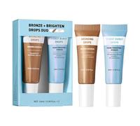 Bronzing Drops, Glow Drops, Set di 2 Radiant Moisturizing Lotion Cream Tanning, Gradual Highlighter for Face, Legs, Daily Home Salon Travel Makeup, 10 ml