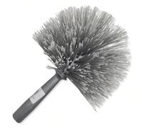 Bronzo Clean Line Ragnatoio Fiocco con Manico telescopico 1.50 MT Rosso e Blu, Taglia Unica