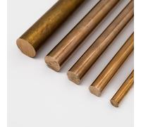 Bronzo CuSn8, aste rotonde, diametro 3 - 30 mm, lunghezza 50 - 2000 mm, lega CW453 K, profilo rotondo (lunghezza: 200 mm = 20 cm, diametro 15 mm)