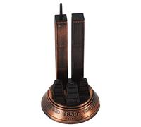 Bronzo metallo World Trade Center 9/11 Wtc Model replica pressofuso temperamatite