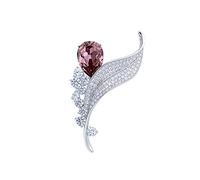 Brooch Pin for Women Brooches for Women with Crystal Lapel Coat Scarf Clothing Pins Decorative Birthday Wedding Prom Accessory for Your Wife Brooch (A)