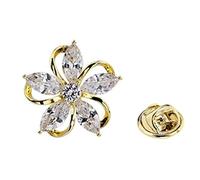 brooches Alloy Small Brooch Easy to Wear Buckle Lapel Clips for Shawl Corsage * 1.9cm Collar Pin Made in China