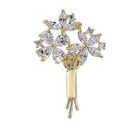 brooches Small Alloy Brooch Buckle for Easy to Wear Collar Clips Jewelry Shawl * 2.6cm Lapel Pin Made in China