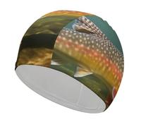 Brook - Cuffia da nuoto per pesca alla trota, unisex, leggera, elastica, per piscina, spiaggia, nuoto, surf, protezione per orecchie