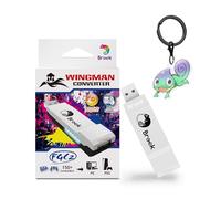 Brook Wingman FGC 2 - Adattatore controller versione esclusiva per PS5 Fighting Games & PC, convertitore USB-A per oltre 150 controller cablati, Arcade Sticks & Fightstick, Remap, Turbo, Keychain
