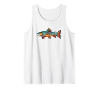 Brooke Trout Minimalist Artistic Fly Fishing Canotta
