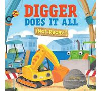 Brooke Vitale Digger Does It All (Not Really) (Libro di cartone)