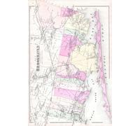 Brookhaven New York Map Journal: Vintage Map Notebook