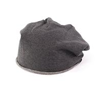 BROOKLIN GRIGIO SCURO Cuffia Lunga Long Beanie Palestra UNISEX Berretto Cap