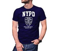 Brooklyn 99 Inspired By Series New York Police Nine Nine Precinct T-Shirt da Uomo Blu Navy Size L
