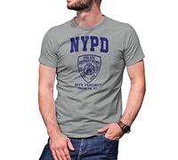 Brooklyn 99 Inspired By Series New York Police Nine Nine Precinct T-Shirt Maglietta Grigio per Uomo Size L