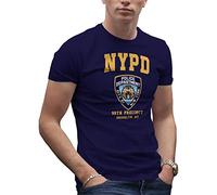 Brooklyn 99 New York Police Nine Nine T-Shirt da Uomo Blu Navy Size 3XL
