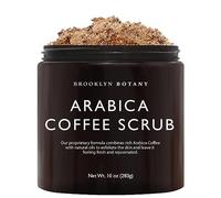 Brooklyn Botany Scrub corpo al sale del Mar Morto e caffè Arabica, idratante ed esfoliante per corpo, viso, mani, piedi, combatte smagliature, linee sottili, rughe, ottimo regalo per donne e uomini