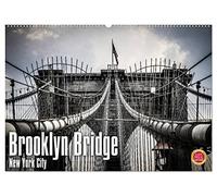 Brooklyn Bridge - New York City (Wandkalender 2026 DIN A2 quer), CALVENDO Monatskalender: Brooklyn Bridge, die Brücke die New York City kennzeichnet ... Eins der vielen Wahrzeichen in Big Apple.