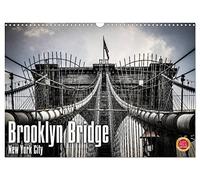 Brooklyn Bridge - New York City (Wandkalender 2026 DIN A3 quer), CALVENDO Monatskalender: Brooklyn Bridge, die Brücke die New York City kennzeichnet ... Eins der vielen Wahrzeichen in Big Apple.