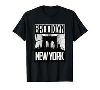 Brooklyn Bridge Shirt, Brooklyn New York City Graphic Design Maglietta