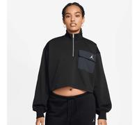 Brooklyn Fleece French Terry Quarter Zip Hike Mike nero S