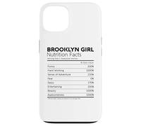 Brooklyn Girl Fatti nutrizionali New York Cute Woman NYC Nativa Custodia per iPhone 13