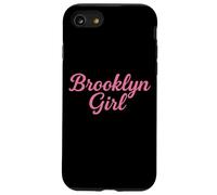 Brooklyn Girl New York Bridge Retro Vintage Donna NYC Rosa Custodia per iPhone SE (2020) / 7/8